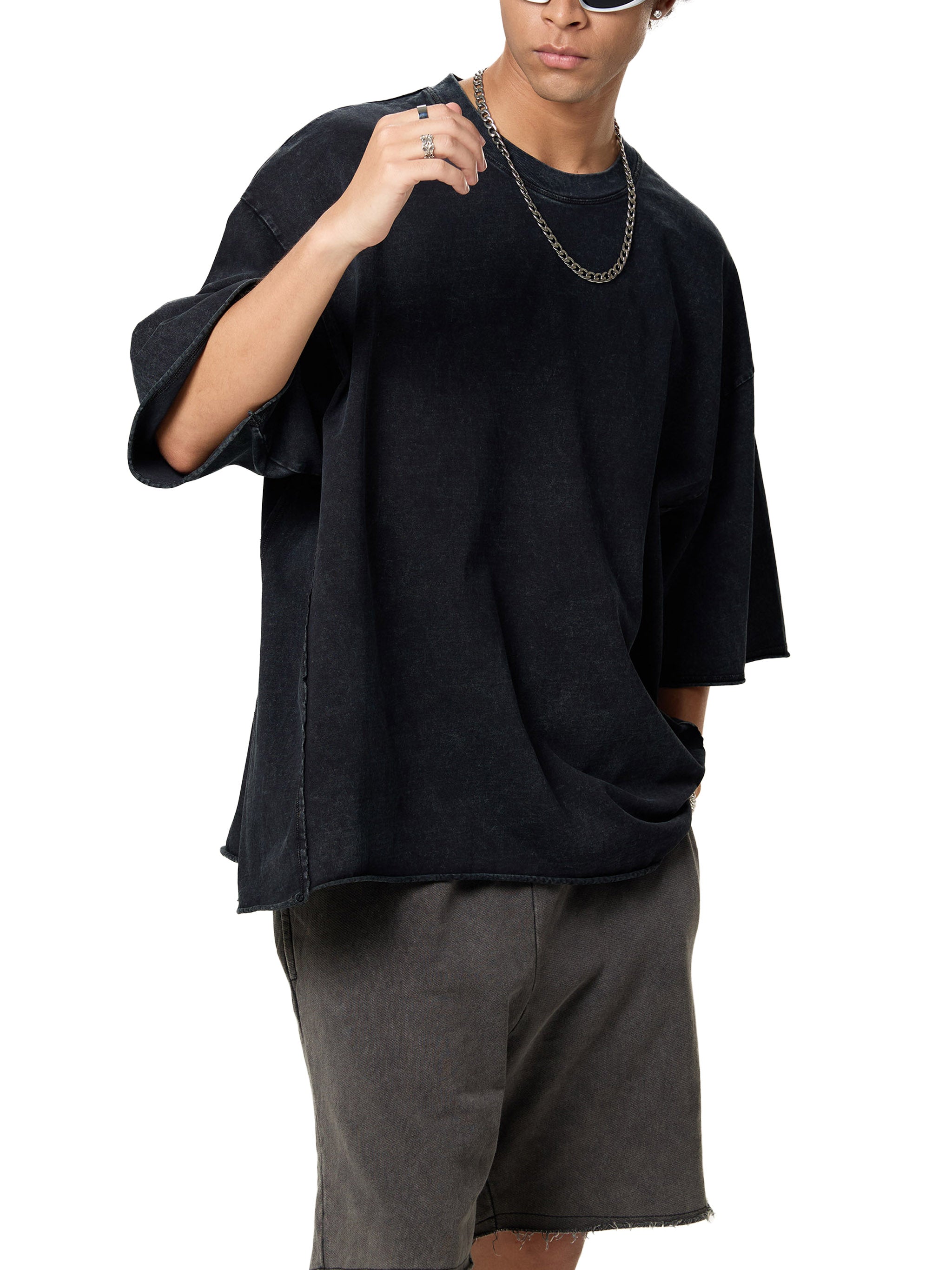 Straight Stitch Tee - Bounded Blanks