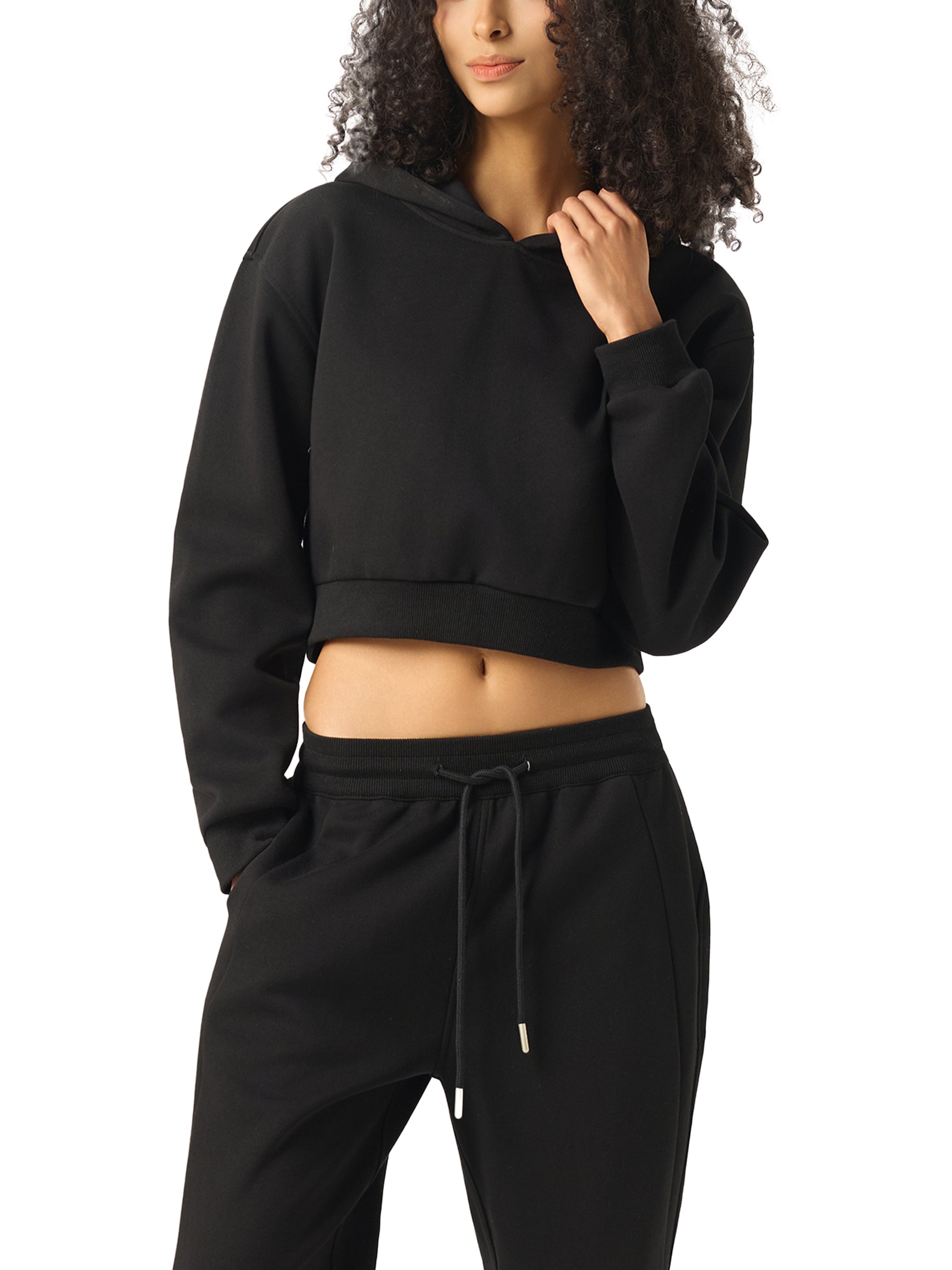 Essential Cropped Hoodie - Bounded Blanks